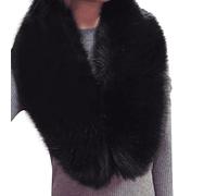 EraAja Collar Falso para Mujer, Bufanda y Calentador de Cuello, Accesorio de Ropa para Abrigo de Invierno, Negro, Talla Única