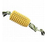 EraAja Juguete para perros, juguete para perros, diente de maíz, juguete para masticar para perros agresivos, robustos, indestructibles, para perros grandes, juguete grande para perros (amarillo, A)