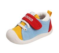 EraAja Zapatos de bebé de invierno para niñas, zapatos de senderismo para bebés, antideslizantes, primeros zapatos de senderismo, zapatos de malla transpirable 6 9 12 18 meses zapatos de un año, azul