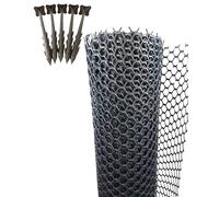 EraGreen Rejilla de protección de césped de 1,3 m de ancho x 15 m de largo, 15 gratis, estable y transitable, rejilla de césped para jardín, entrada, caño de pollo y terraplén, compatible con robot