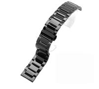 ERAKAFZTTK Compatible con correa de acero Seiko Compatible con correa de reloj de acero inoxidable Seiko serie n.° 5(GD-01(LG)-Black,18mm)