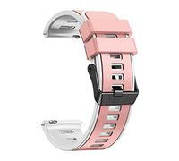 ERAKAFZTTK Correa de silicona compatible con Mibro C3 Smartwatch de 20 mm y 22 mm. Compatible con Mibro Watch C2 T2/A1 A2/X1/Lite2/Color Sport.(Pink white,20mm)