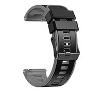 ERAKAFZTTK Correa de silicona compatible con Mibro C3 Smartwatch de 20 mm y 22 mm. Compatible con Mibro Watch C2 T2/A1 A2/X1/Lite2/Color Sport.(Black grey,22mm)