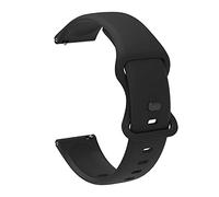ERAKAFZTTK Correa de silicona de 20 mm y 22 mm compatible Fit For Polar Pacer, Ignite 2, Unite Sport y Polar Vantage M2, Grit X Pro.(Black,20mm)