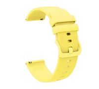ERAKAFZTTK Correa de silicona de 20 mm y 22 mm for DIZO Watch 2, compatible Fit For DIZO Watch Pro/R/D Talk.(Yellow,22mm)