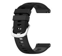 ERAKAFZTTK Correa de silicona de 20 mm y 22 mm for Zeblaze GTR 3 Pro/2 Smartwatch. Compatible con Zeblaze Btalk 3/3 Plus/2 Lite/Ares 3 Pro/GTS 3 2.(Black,20mm)