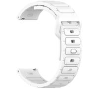 ERAKAFZTTK Correa de silicona deportiva de 20 mm y 22 mm for Polar Grit X X2 Pro Titan/Vantage M2 M. Compatible con pulseras Polar Pacer Pro/Ignite 3 y 2.(White,22mm)