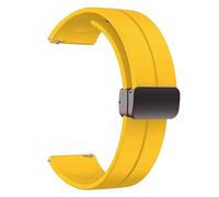 ERAKAFZTTK Correa de silicona for reloj inteligente Mibro C3 C2 (20 mm y 22 mm, liberación rápida) compatible con Mibro Lite2/X1/A1 A2/T2(Yellow,20mm)