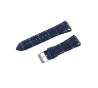 ERAKAFZTTK Correas de reloj de piel de vaca compatibles con Guess Exclusive W0040G3/0247G3/0040G7 de 22 mm for hombre.(Blue-ST-K1)