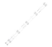 ERAKAFZTTK Kit de Tira de retroiluminación LED (1/5/10) Compatible Fit For 32LH510D, 32LH510U, 32LH512D, 32LH520B, 32LH520D, 32LH560B, 32LH562A y 32LH570B SSC_32LJ57(10 pcs For 5 TV)