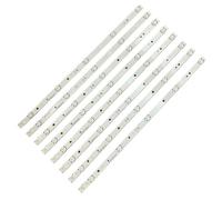 ERAKAFZTTK Tira de LED Compatible Fit For Panasonic 49 WC1313 TX-49ESW504 TX-49DS500E TX-49DS500B TX-49DSW504S TX-49ES400E Tx-49DS503E TX-49DSR500(8 PCS For 1 TV)