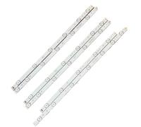 ERAKAFZTTK Tira de retroiluminación LED Compatible Fit For JVC LT-50CF890, HITACHI 50HK6100U, 50HAK6150U, VES500QNDP-2D-N43, Polaroid P50UPA2031A, Bush DLED50UHDHDRSA.(2set For 2 TV)