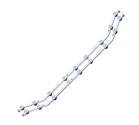 ERAKAFZTTK Tira de retroiluminación LED Compatible Fit For UE32EH4003W, UE32EH4004W, UE32EH4005, HG32AB460, HG32AC470, UE32H5373AS, UN32FH4005, UE32EH4000, UN32FH4055(2 pcs For 1 TV)