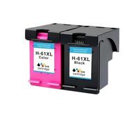 ErAKFd Cartucho de Tinta Compatible para impresoras 61XL 61 4500 4502 5530 1050 2050 3050 3054 3000 1000 1050 Accesorios consumibles para impresoras(1BLACK 1COLOR)