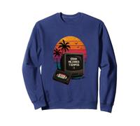 Eran Mejores Tiempos Retro Nostalgia de los 90 Sudadera
