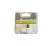 Erard Connect 4829 conector TV (ángulo de 90 ° hembra sobre tarjeta