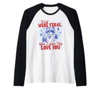 ERAS Salvaje, Pero discretamente te Quiero, Profesor Divertido, Verano Camiseta Manga Raglan