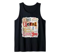 ERAS Salvaje, Pero yo, discretamente, te Amo, Collage Retro Camiseta sin Mangas