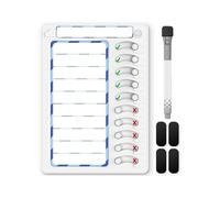 Erasable Chore Chart for Kids for Kids to Do List Routine Task Planning Board with Magnetic Stickers Refrigerator Magnet