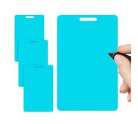 Erasable Notepad Badge - Message Panel, Reusable Nursing Shift Planner, Compact Identification Memo Tag | Stationery Hardware Administration Utility Framework Unit Component Set For Doctor Teacher