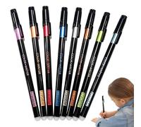 Erasable Pens - 8 Pieces 0.7mm Student Stationery, Office Signature Pen | Vanishing Ink Marker Correctable Gel Writer Friction Wipe Blotting Free Rewritable Sketching Tool Artists for Teache