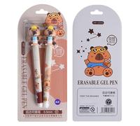 Erasable Pens, Gel Writing Tools - 0.5mm Cute Stationery with Ergonomic Grip, Kids School Office Supplies for Boys Girls Teen Adults Drawing Scrapbook Notebook Diary Journaling with Smooth Ink Flow