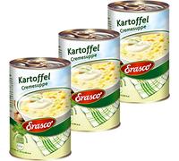 Erasco - Sopa de patatas con taco de humo, fina y cremosa, 390 ml, 3 unidades