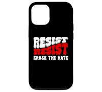 Erase Hate Resist Stop the Hate Protest Fight Racism Eracism Carcasa para iPhone 12/12 Pro