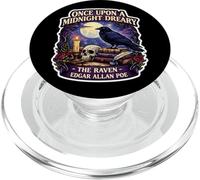 Érase una Vez a Midnight Dreary The Raven Edgar Allan PoE Fan PopSockets PopGrip para MagSafe