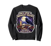 Érase una Vez a Midnight Dreary The Raven Edgar Allan PoE Fan Sudadera