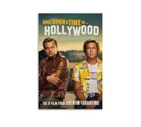 Érase una vez en HollywoodPainting Póster artístico en lienzo para decoración de pared, hogar, dormitorio, estética, pintor, sala de estar, decoración de pared, estilo sin marco, 60 x 90 cm