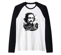 Érase una Vez una Triste Medianoche Edgar Allan PoE Camiseta Manga Raglan