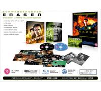 Eraser Steelbook Ultimate Collector's Edition 4K Ultra HD + Blu-ray | Region Free | Limited Edition SteelBook | Arnold Schwarzenegger