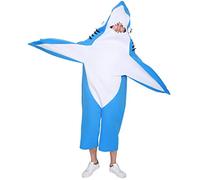 EraSpooky Adulto Tiburón Disfraz Azul Mascota Partido Gracioso Vestido de Lujo