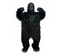 EraSpooky - Disfraz de gorila de Halloween para adultos, trajes de cosplay realistas de chimpancé salvaje