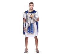 EraSpooky Disfraz de Guerrero Romano para Adultos - Traje Histórico de Gladiador para Hombres