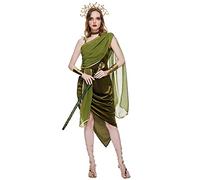 EraSpooky Disfraz de Medusa de Mujer Adulta para Halloween,Carnaval,Ropa de Fiesta Temática para Damas
