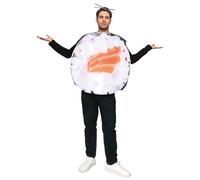 EraSpooky Disfraz de sushi para adultos: divertido disfraz de Halloween con temática gastronómica, unisex, con un original atuendo de rollo de sashimi