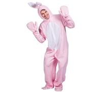 EraSpooky Disfraz unisex de conejo, mascota, disfraz de Pascua, disfraz de fiesta para adultos, talla única