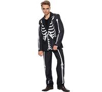 EraSpooky Traje de Calavera de Hombre Adulto para Cosplay de Fiesta Halloween,Carnaval,Ropa de Fiesta Temática