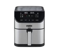 ERATEC AF-66 Freidora de aire caliente XXL 5,5 L 1500W Air Fryer sin aceite Freidora de aire caliente con pantalla LED táctil y 10 programas preestablecidos, función de temporizador para sus platos