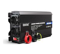 ERAYAK Convertidor de Voltaje 12v 230v 1500W / 3000W Inversor de Coche DC AC 12v Convertidor de Enchufe Convertidor de Corriente Vehículos Caravana Coche Onda sinusoidal modificada