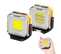 ErayLife Mini Foco LED Recargable 2Pack, 1200LM 8 Modos Doble Fuente de Luz
