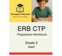 ERB CTP Practice Workbook - Grade 2 Math
