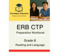 ERB CTP Practice Workbook - Grade 8 Reading and Language