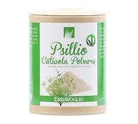 Erbavoglio Polvo de cáscara de Psyllium - 200 g - Alimento convencional - Fibra natural con alta capacidad de absorción, ideal para mejorar la digestión y la regularidad intestinal.