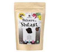Erbavoglio Polvo de Shilajit - 250 g - Alimento convencional - Remedio natural rico en minerales, ideal para aumentar la energía, mejorar la resistencia y apoyar el bienestar general.