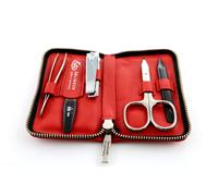 Erbe Solingen Set de manicura de viaje de 5 piezas rojo