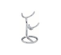 ERBE Soporte metálico para brocha de afeitar (Plata)