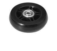 ERBER 2 Ruedas de Repuesto for Maletas - Ruedas for Trolley de 40/50/60/70 mm con Kit de Eje (Juego de reparación Completo)(68X24mm)